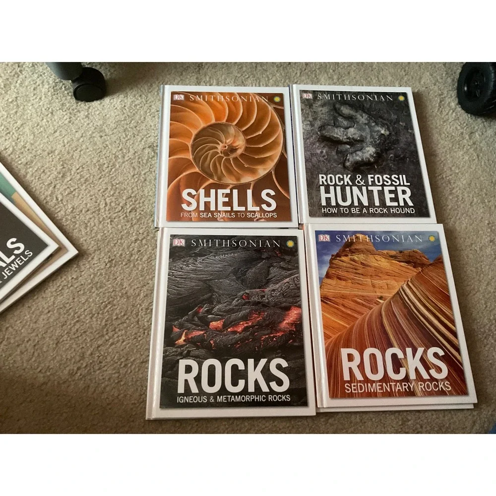 DK Smithsonian Rock and Gem Collection 10 Hardcover Book Set Geology Science